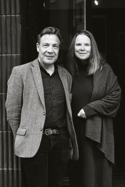 photo of Lars Gustaf Anderrson and Carolyn Forche